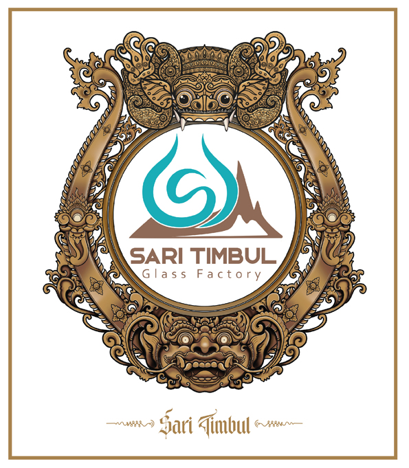 makna logo sari timbul di belakang